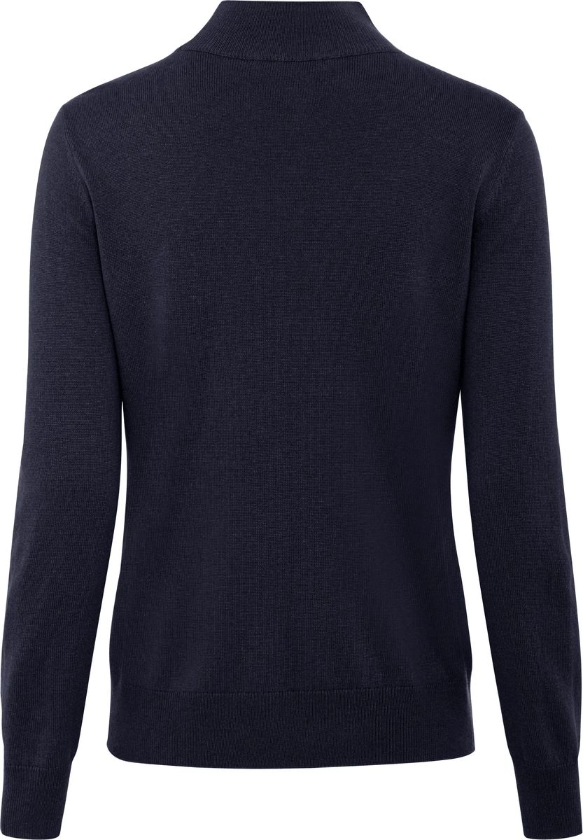 Seide-Kaschmir Stehkragenpullover