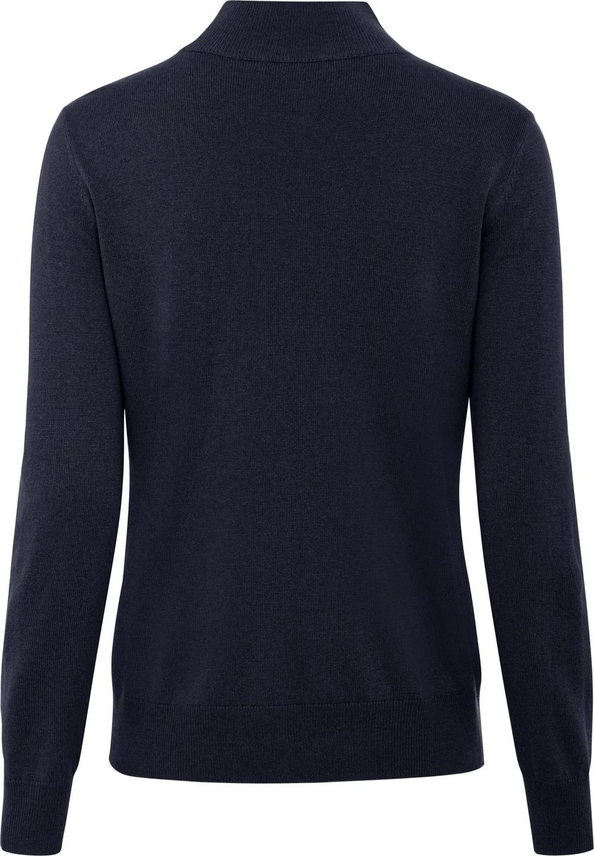 Seide-Kaschmir Stehkragenpullover