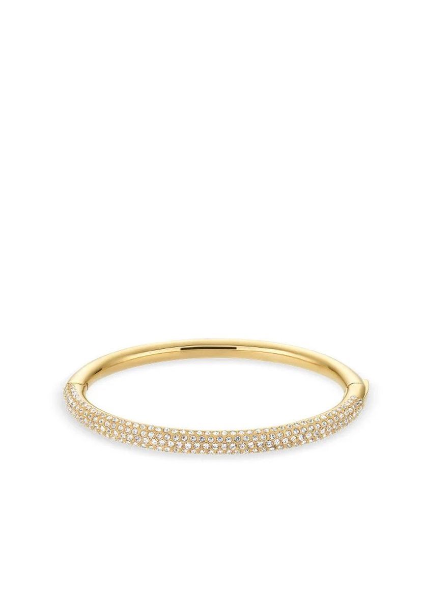 Elegantes goldfarbenes Kristallarmband