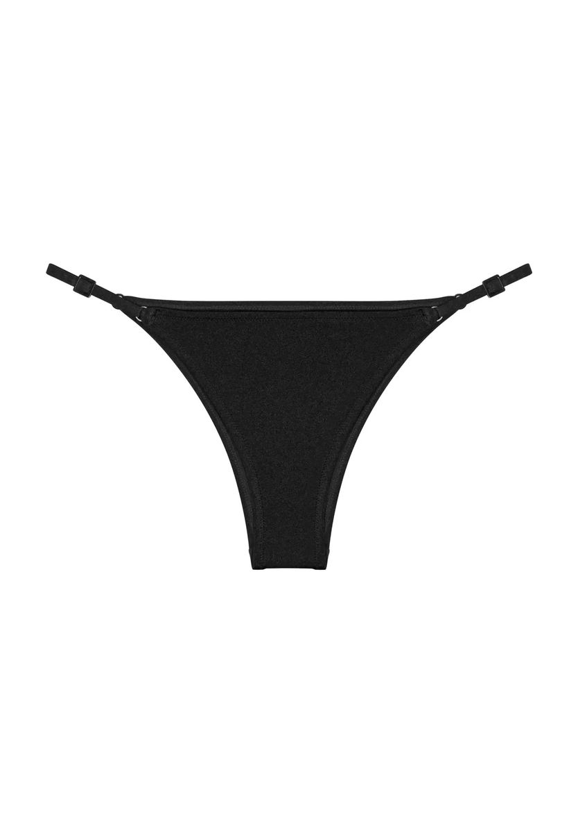 Schimmernder Brazilian-Slip mit Seitenstegen