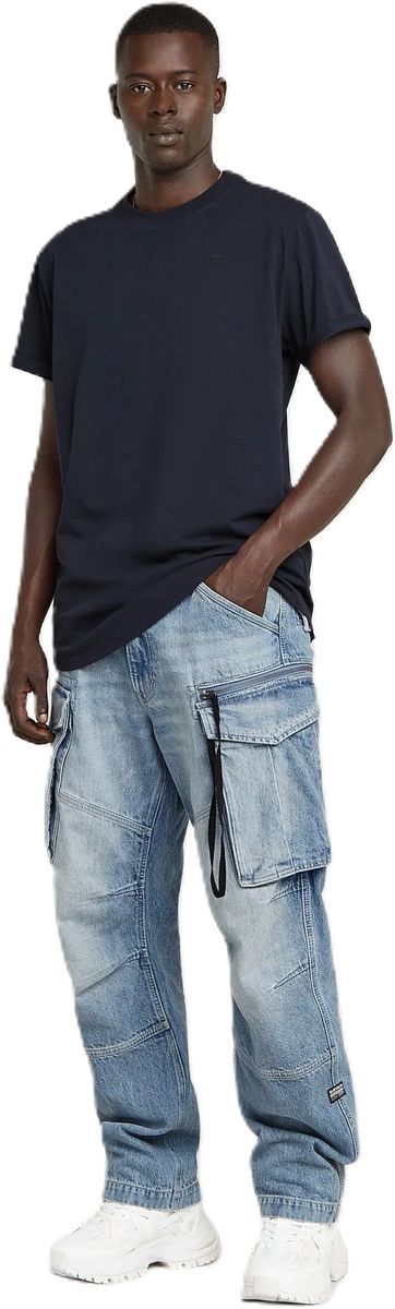 Minimalistisches Baumwoll-T-Shirt mit Rundhalsausschnitt