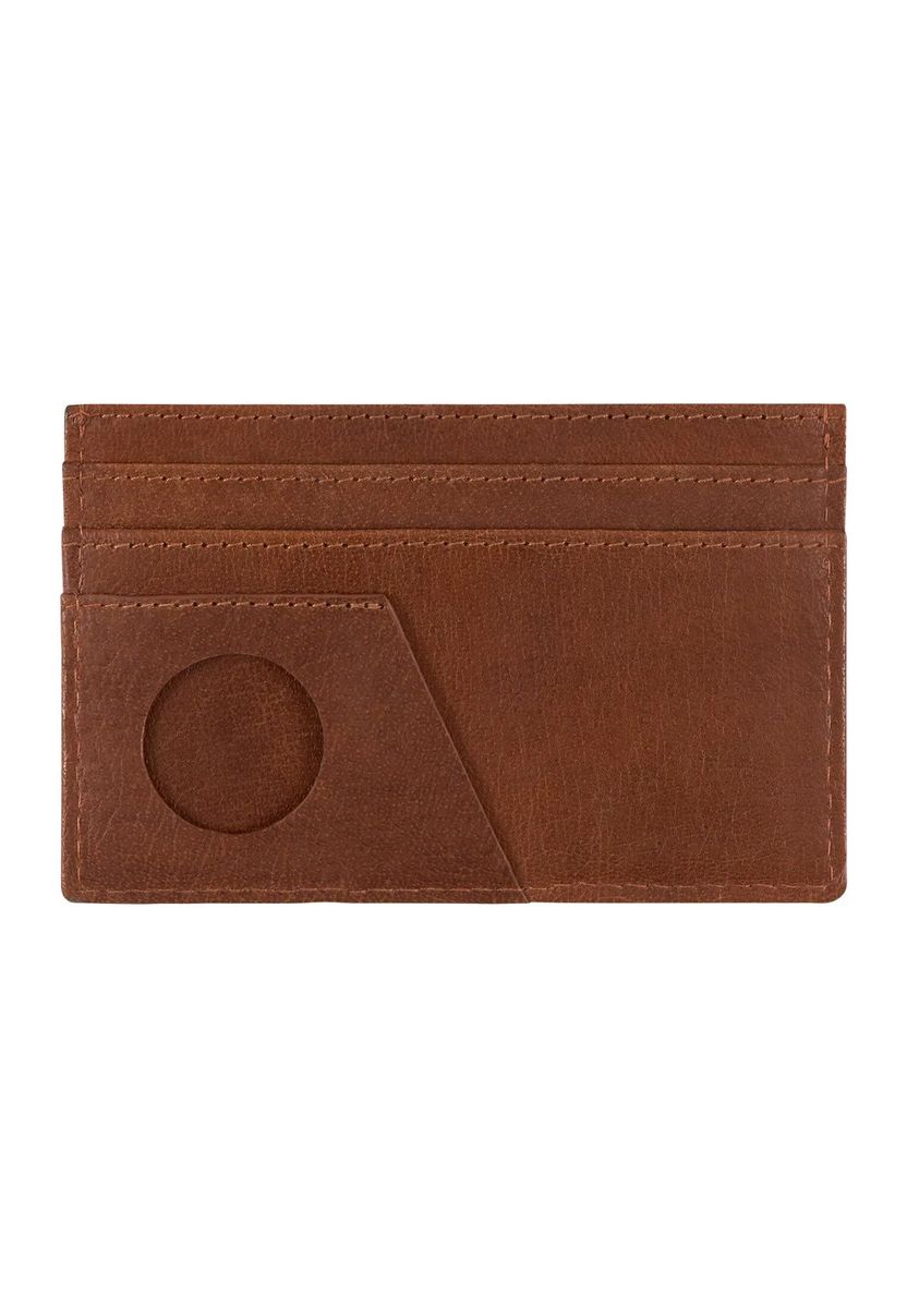 Minimalistisches Kartenetui aus Leder