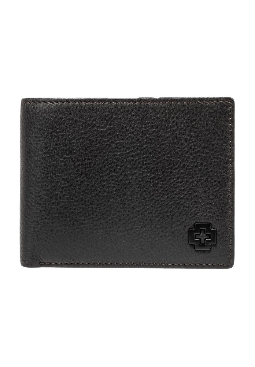 Bifold-Organizer aus Narbenleder