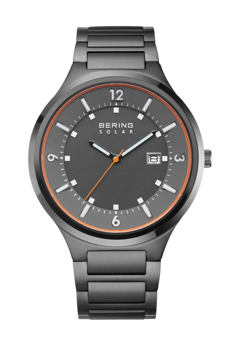 Solarbetriebene, minimalistische Herrenuhr