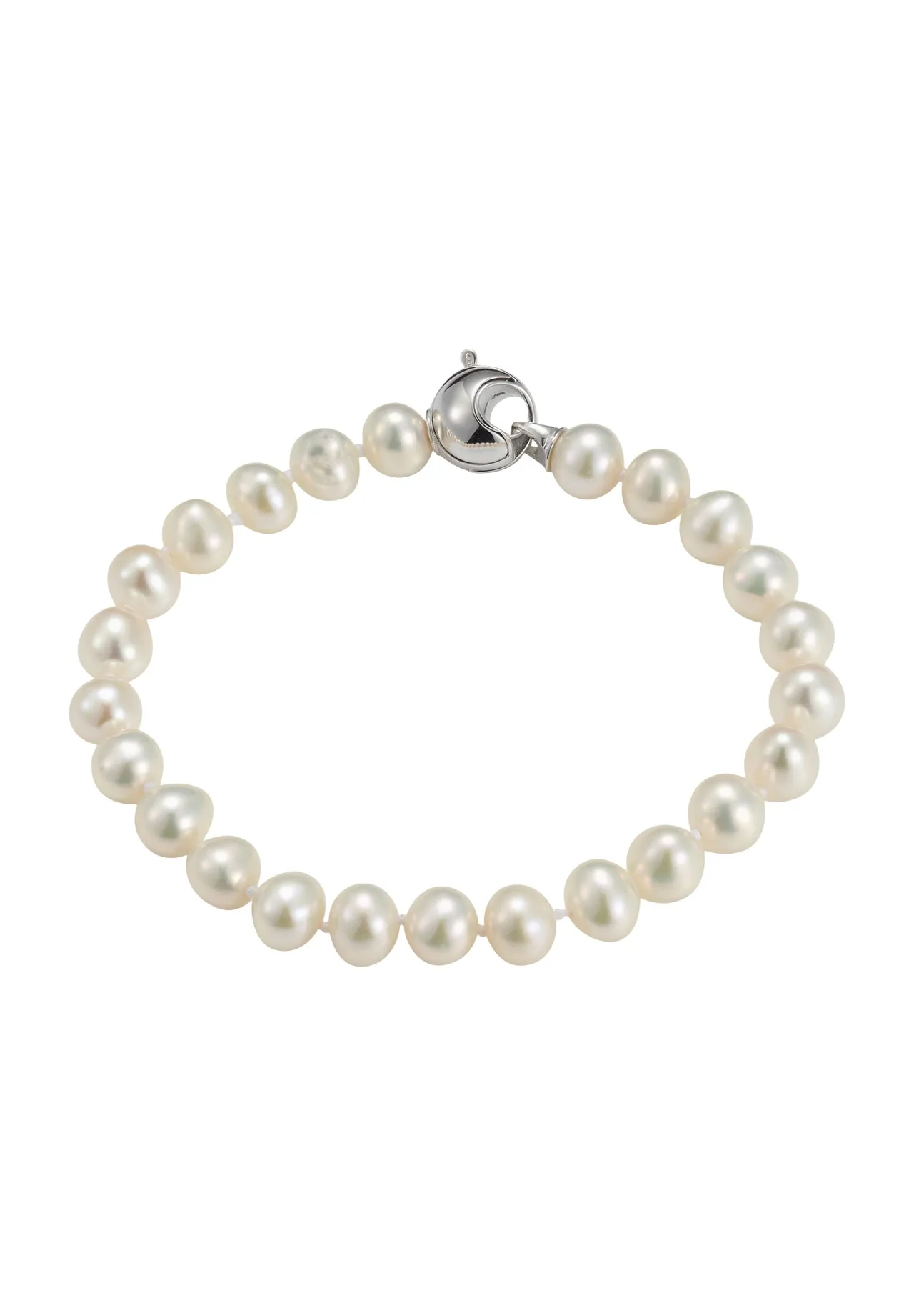 Klassisches Süßwasserperlen-Armband