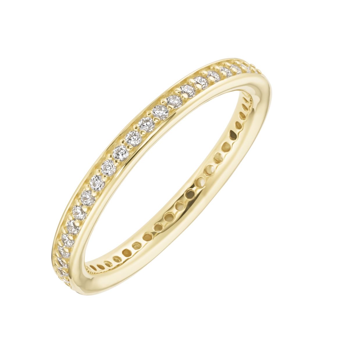 Zirkonia Pavé Eternity Ring