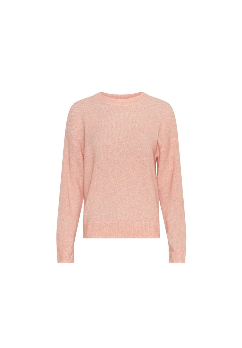 Rundhals Pullover mit Wollanteil