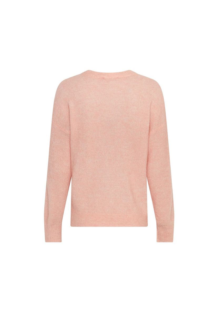 Rundhals Pullover mit Wollanteil