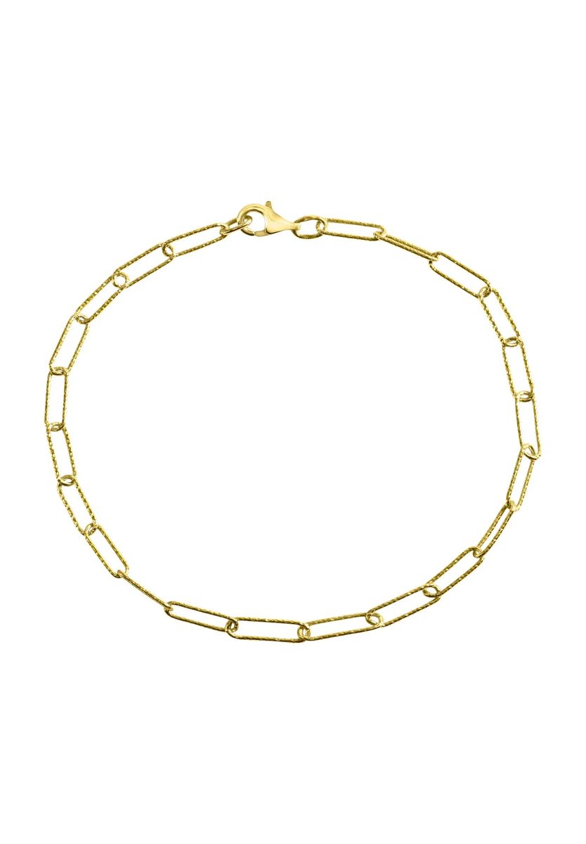 Strukturiertes vergoldetes Gliederarmband