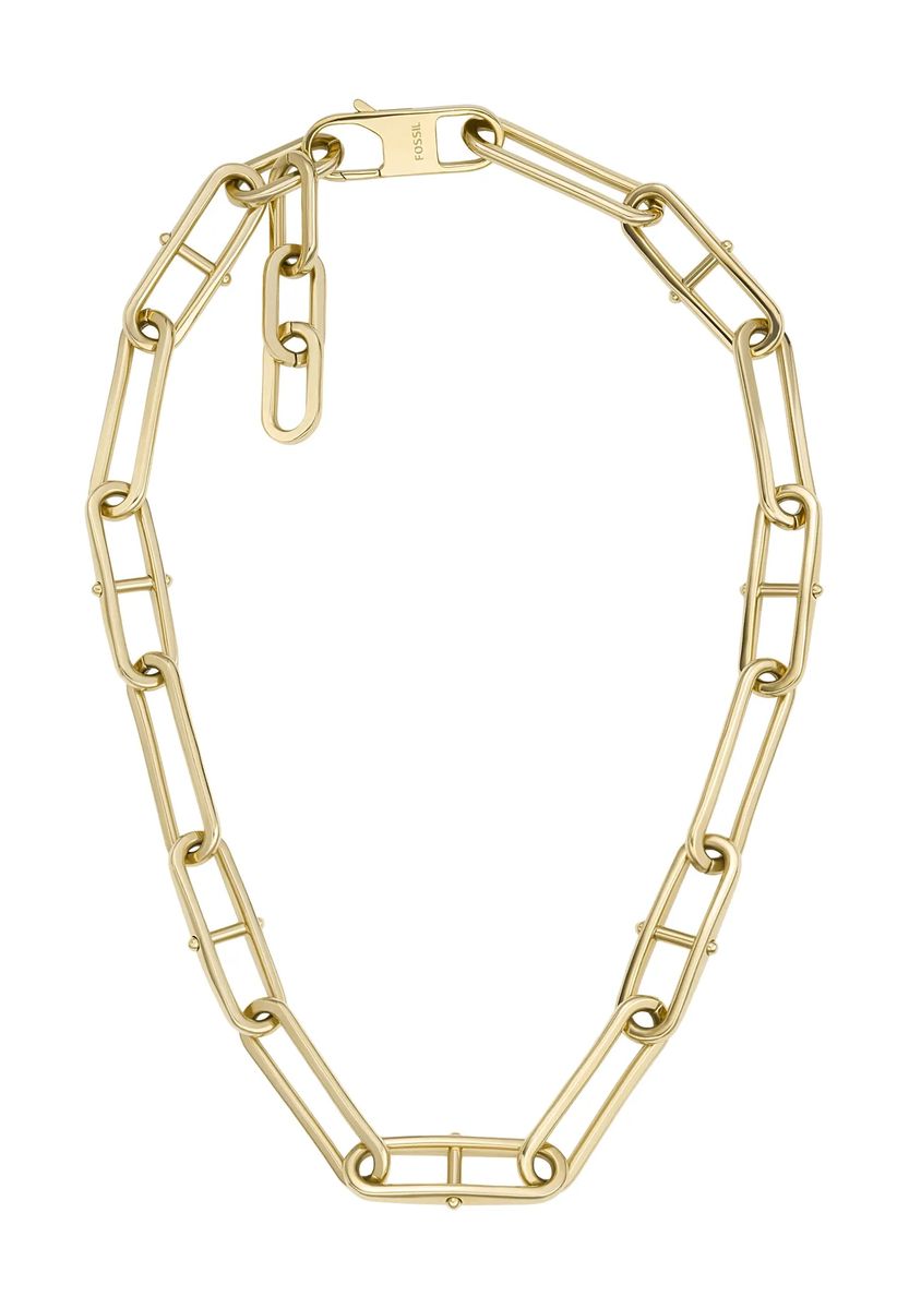 Oversized Gliederkette mit Karabinerverschluss