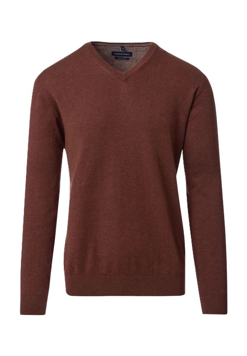 Premium V-Ausschnitt-Pullover aus Pima-Baumwolle
