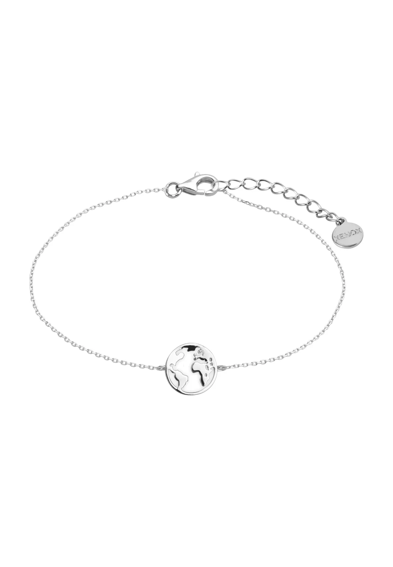 Armband mit Weltkarten-Anhänger