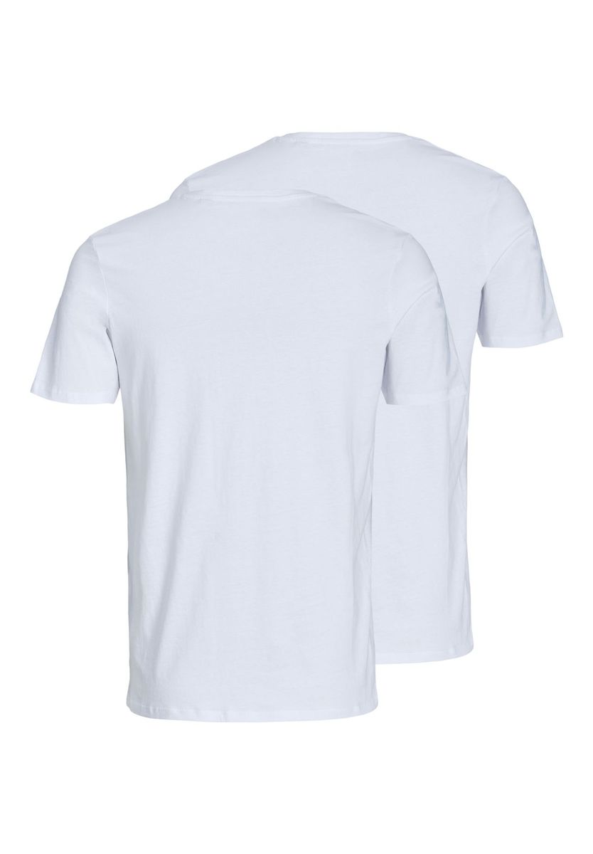 Klassische weiße V-Ausschnitt T-Shirts