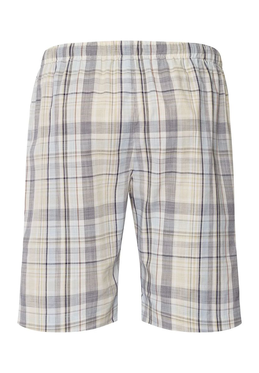 Karierte Schlafanzug-Shorts aus Baumwolle
