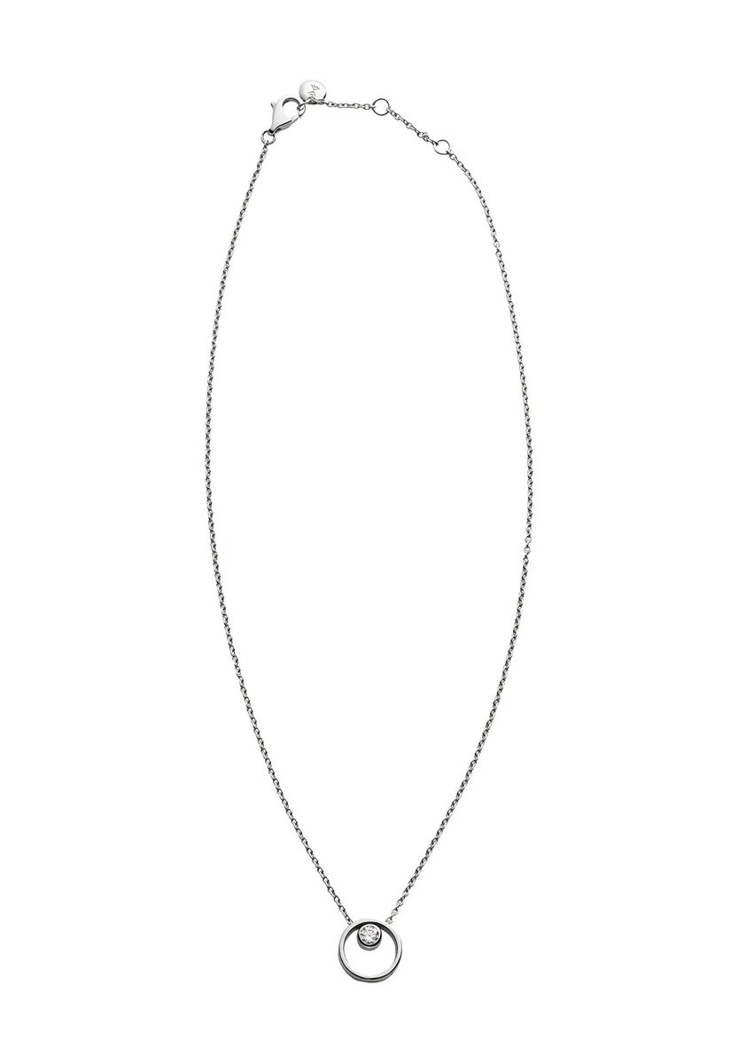 Collier mit offenem Kreis-Anhänger