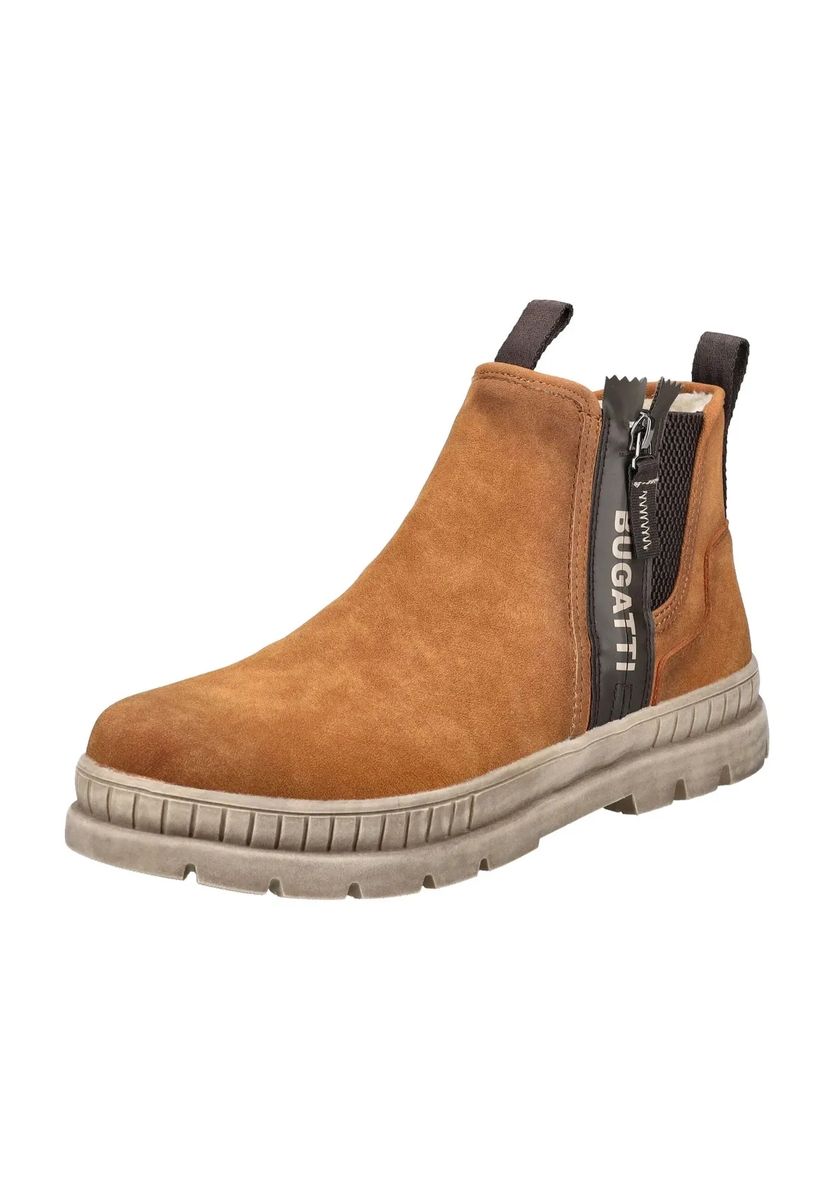 Robuste Stiefeletten mit Kunstfellfutter