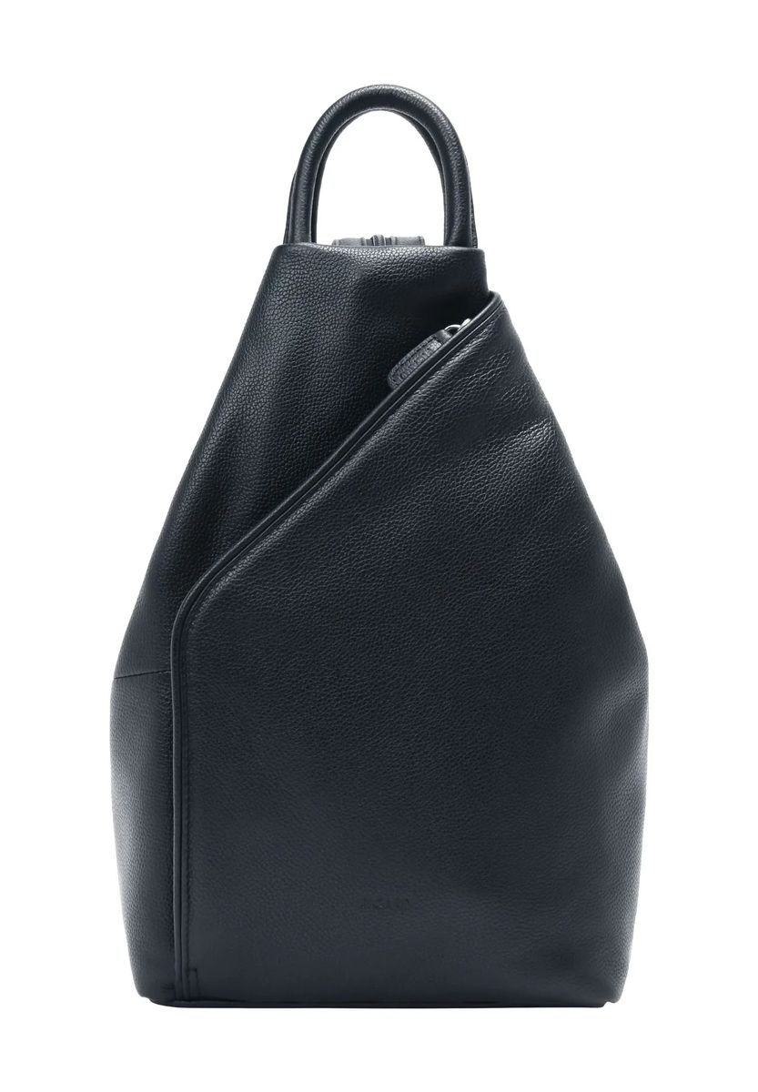 Eleganter Lederrucksack in Tropfenform