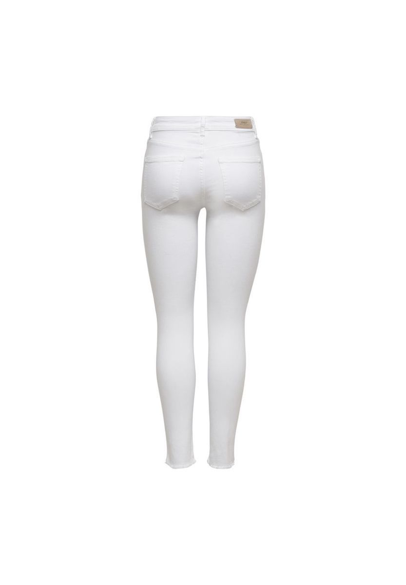 Weiße Skinny-Fit Knöchellange Jeans