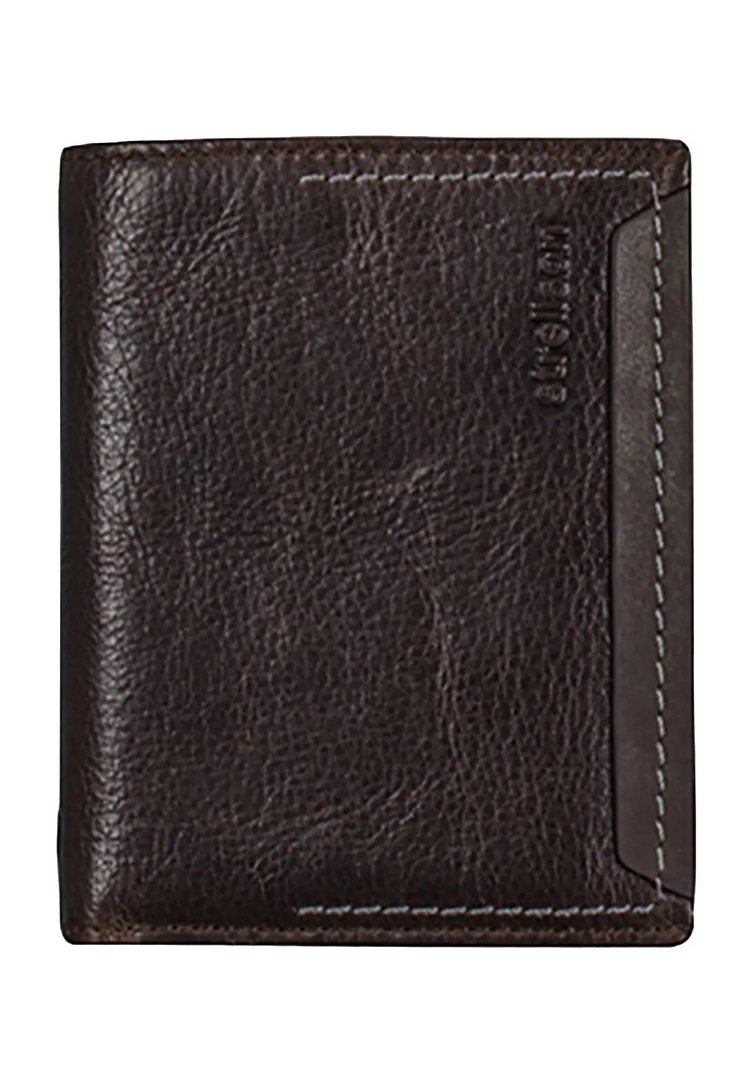 Strukturierte Leder-Bifold-Geldbörse