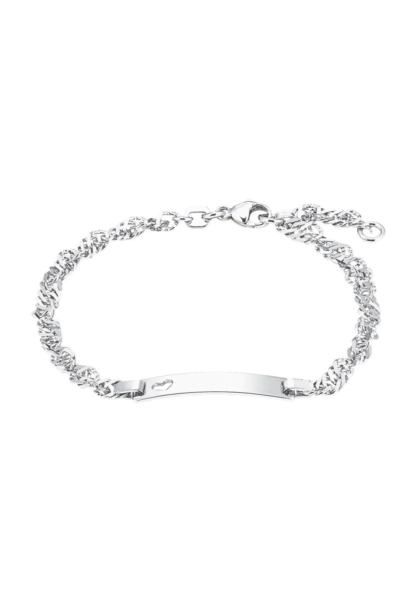 Gravierbares ID-Armband mit Herz-Detail