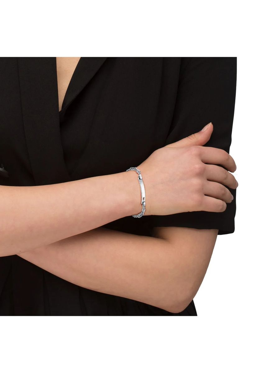 Gravierbares ID-Armband mit Herz-Detail