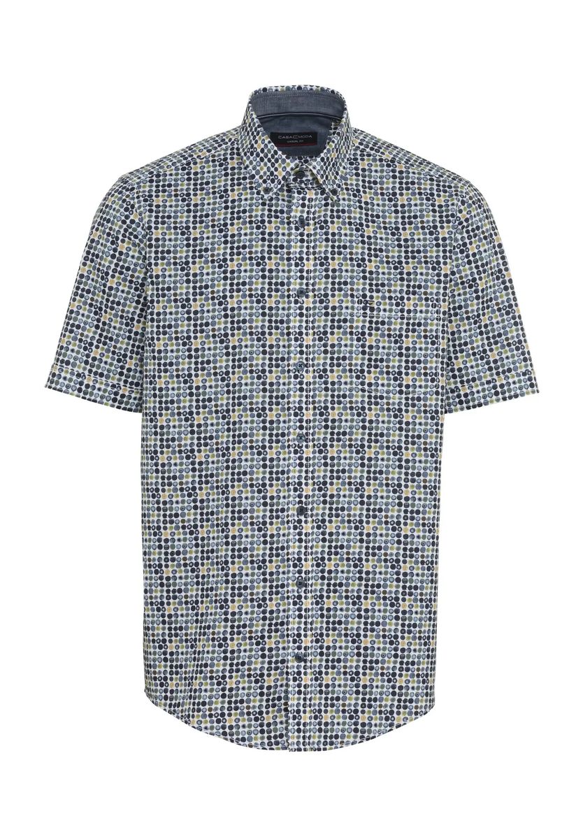 Kurzarmhemd mit geometrischem Print