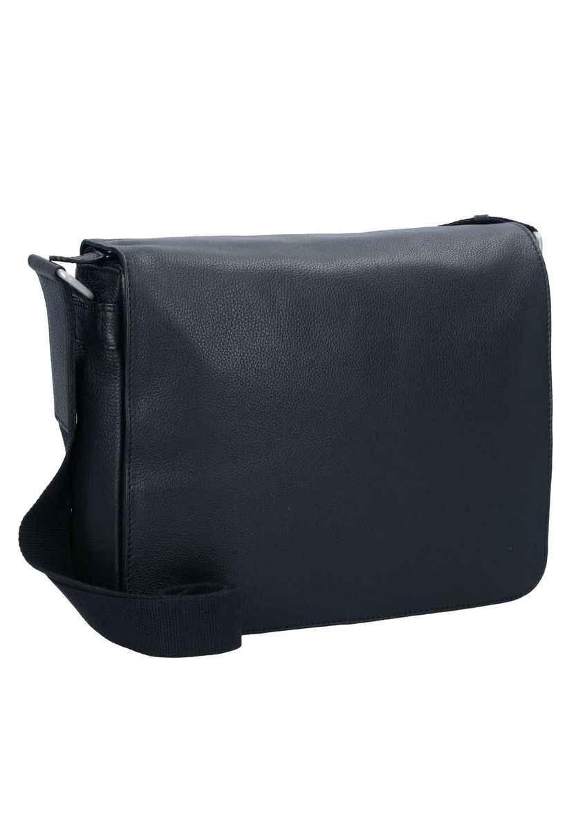 Klassische Leder-Messenger-Tasche für Laptops