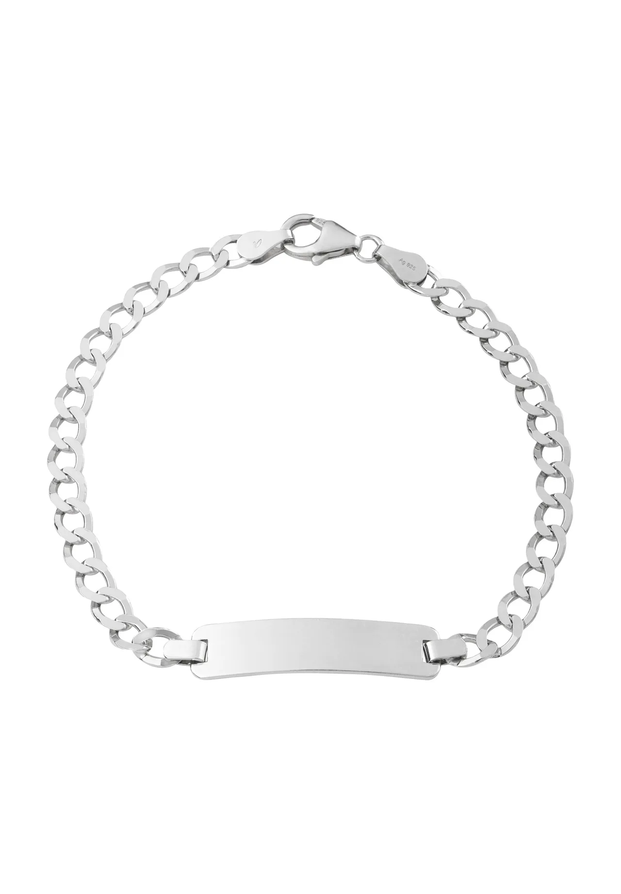 Gravierbares ID-Armband mit Panzerkette