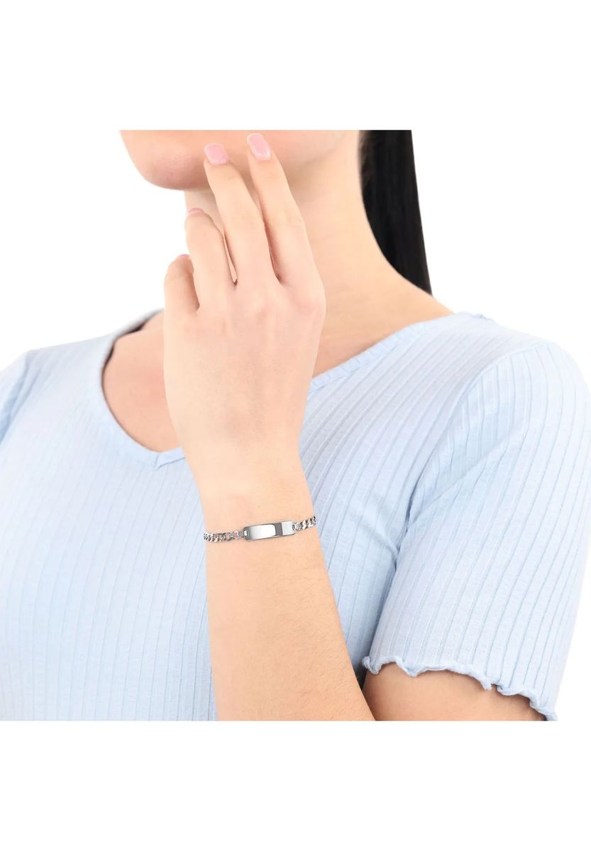 Gravierbares ID-Armband mit Panzerkette