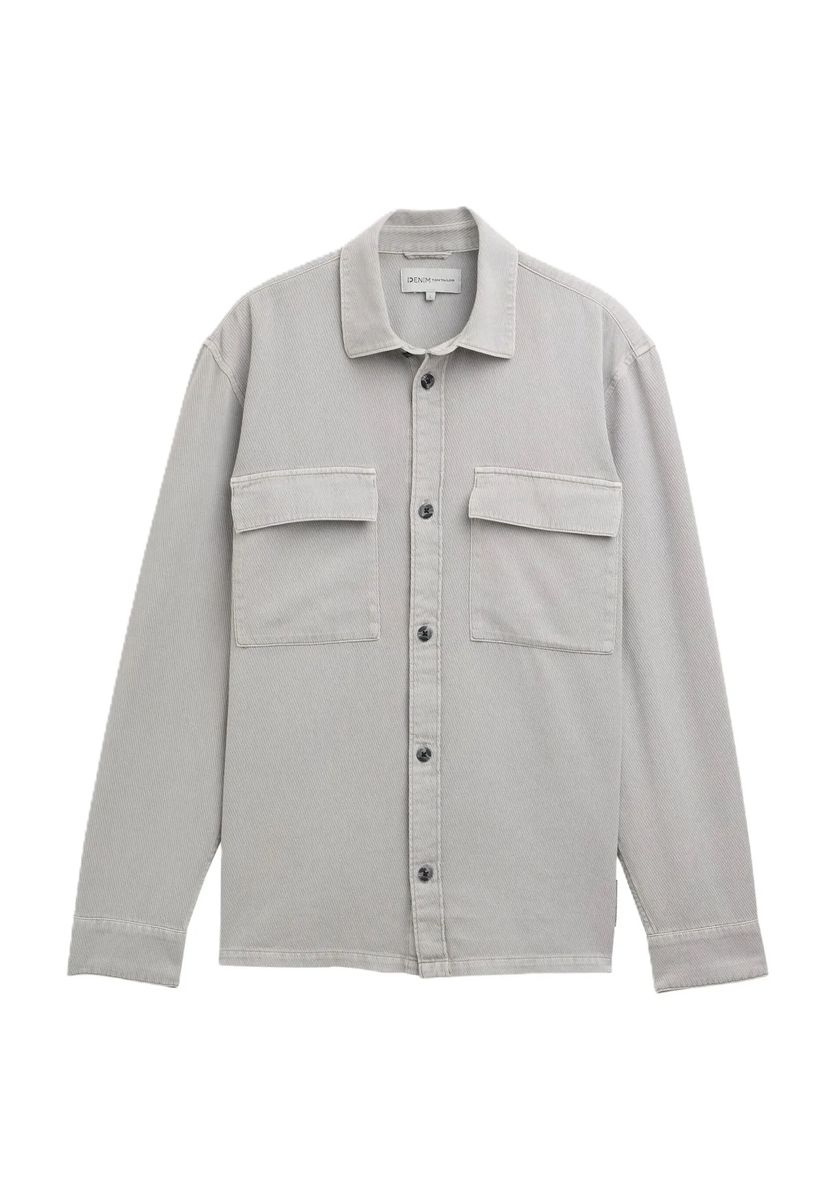 Lässiges Baumwoll-Twill Utility-Overshirt