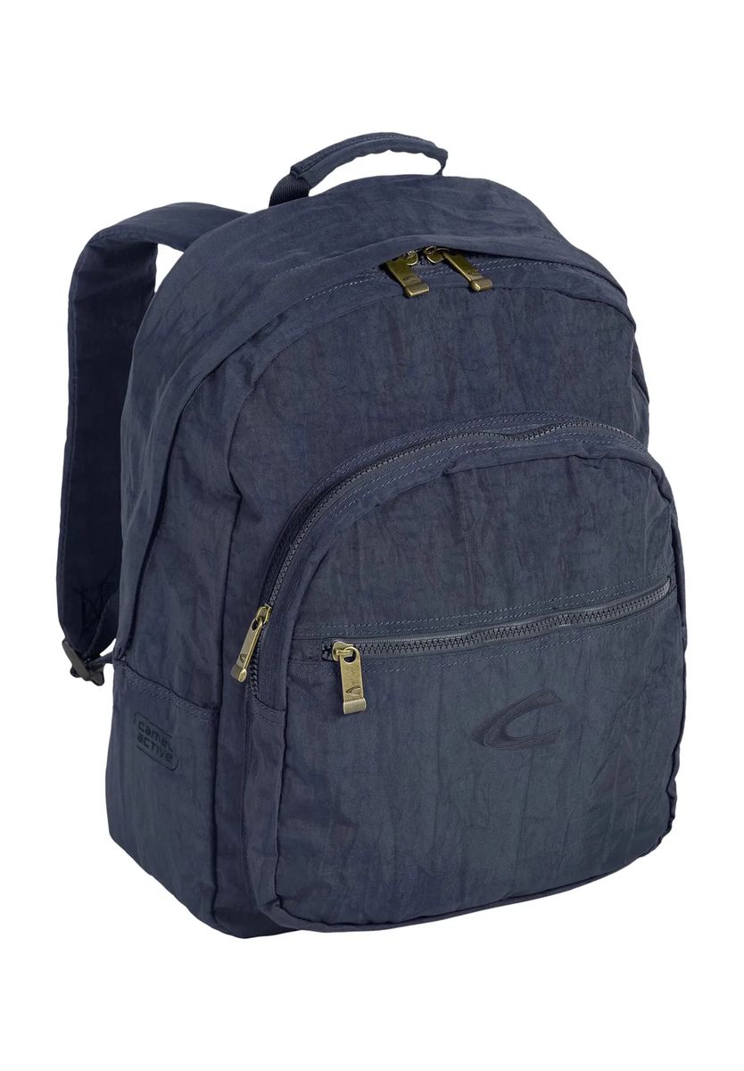 Vielseitiger Laptoprucksack aus Crinkle-Nylon