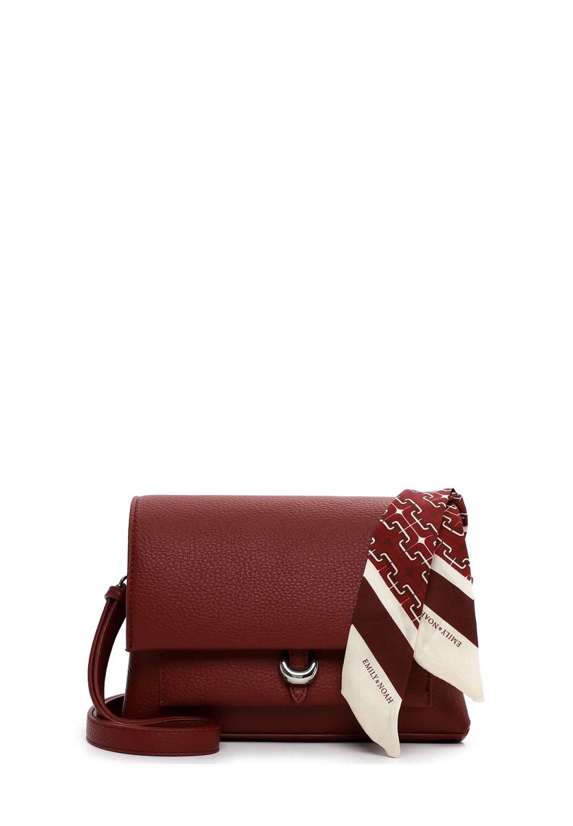 Strukturierte Flap-Bag aus Kunstleder