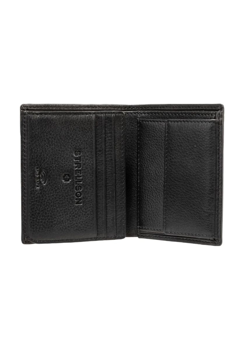 Minimalistische genarbte Leder-Brieftasche