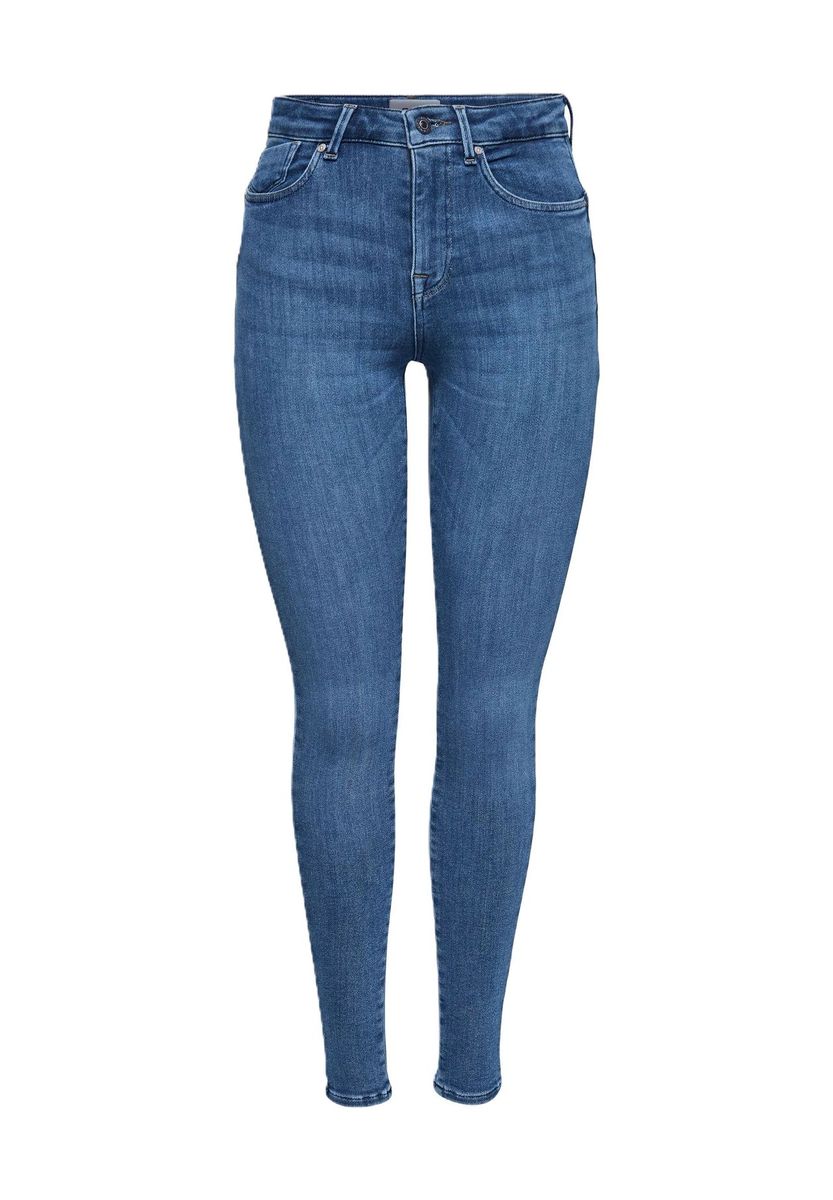 Hochtaillierte Push-Up Skinny Jeans