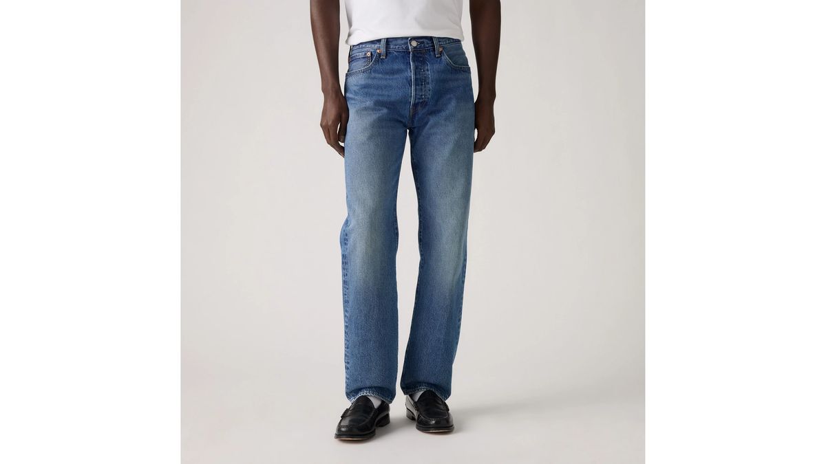 Straight-Fit Jeans aus Denim