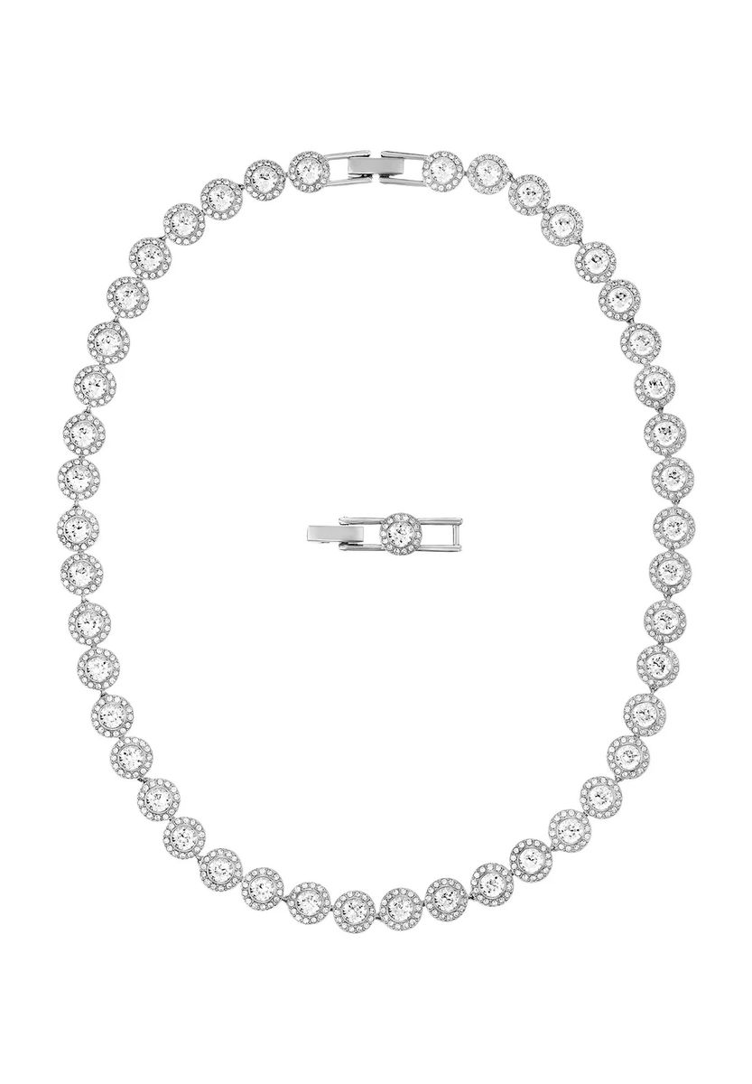 Funkelndes Kristall Halo Collier