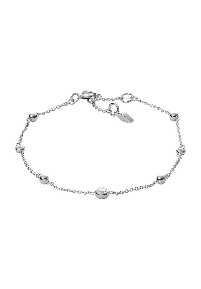 Zartes Armband mit Steinen und Kugeln