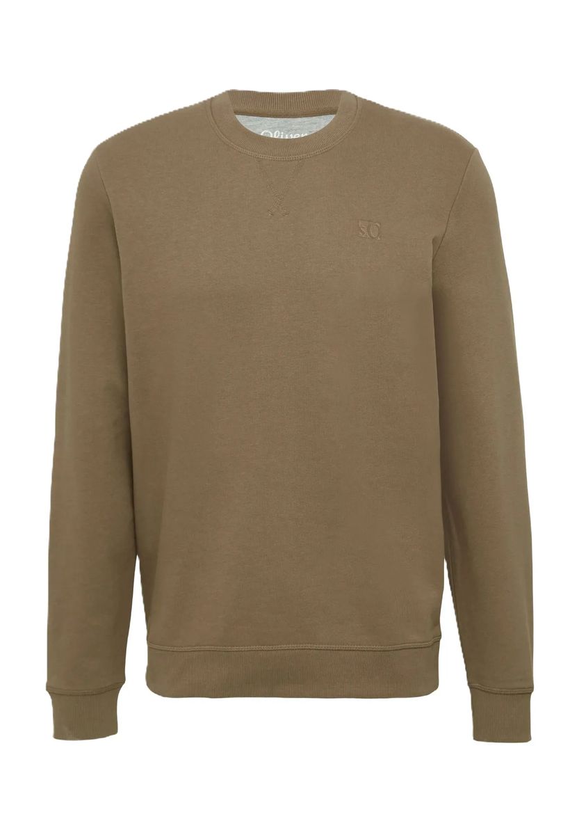 Klassisches Sweatshirt mit Rippbündchen
