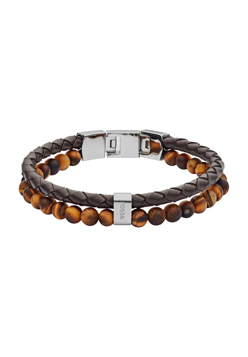 Zweireihiges geflochtenes Perlenarmband