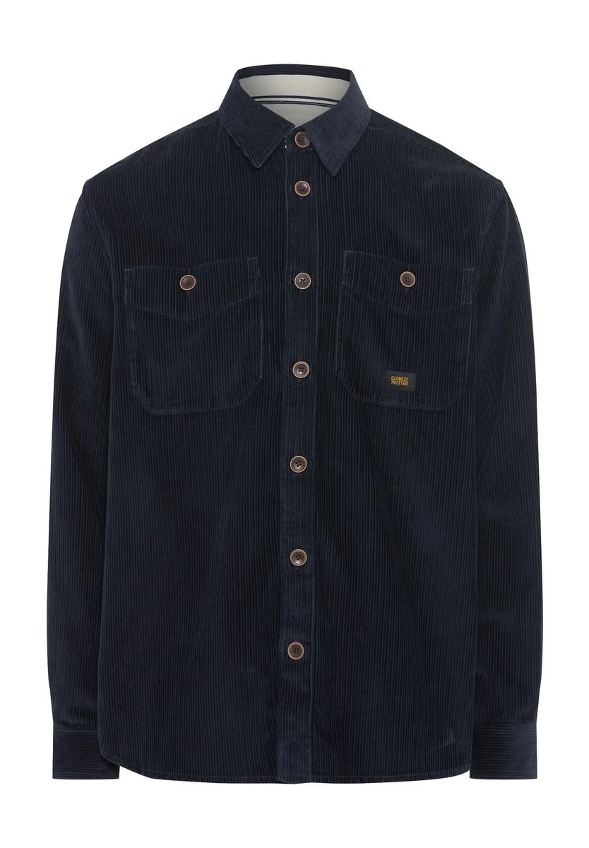 Klassisches Cord-Overshirt mit Brusttaschen