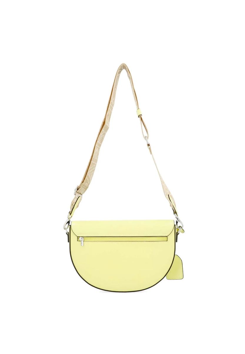 Halbrunde Superstar Leder-Schultertasche