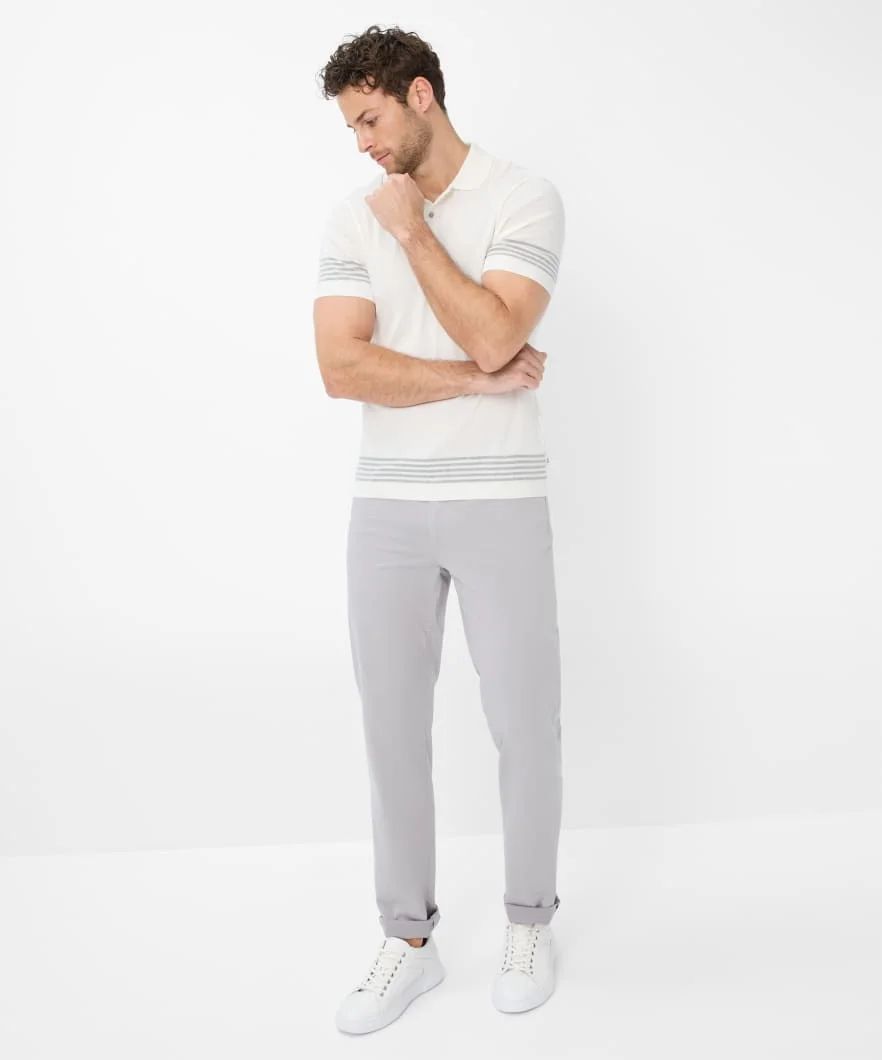 Moderne Five-Pocket-Chino mit geradem Bein