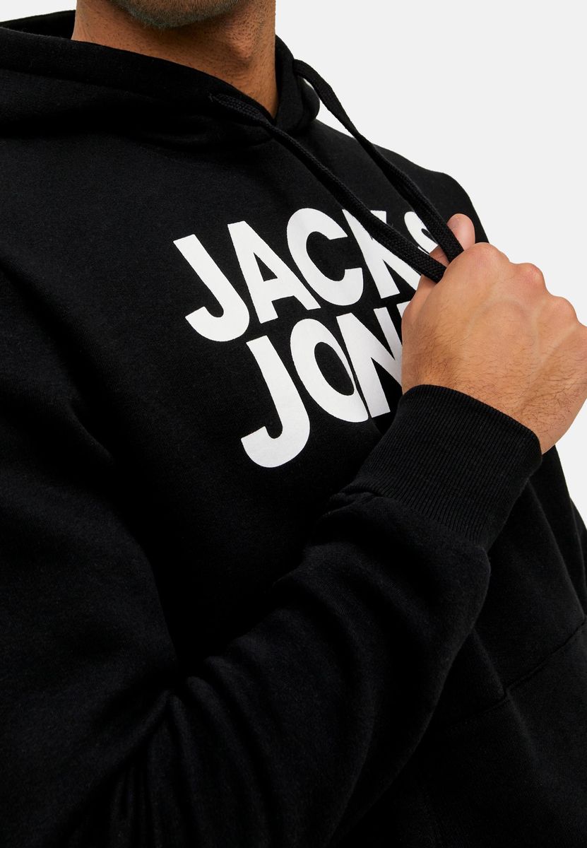 Klassischer Logo Grafik Pullover Hoodie