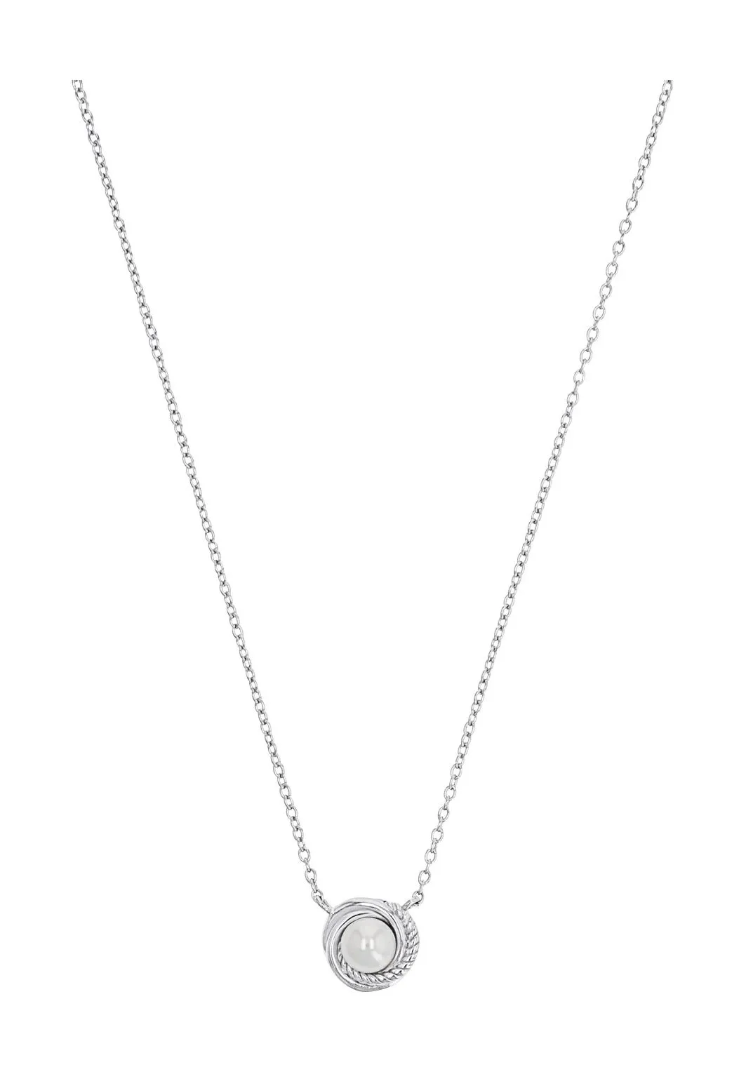 Elegante Halskette mit Muschelkernperle-Anhänger