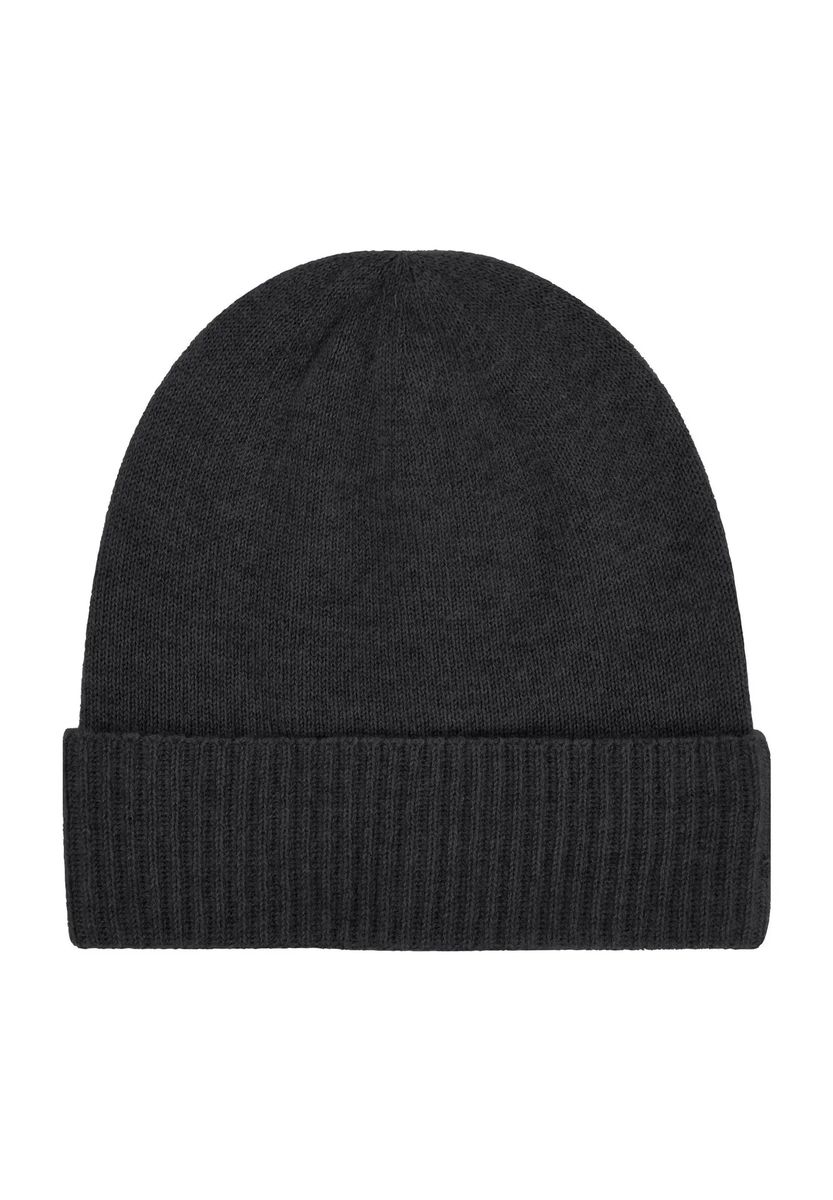 Zeitlose Feinstrick-Beanie aus Kaschmir