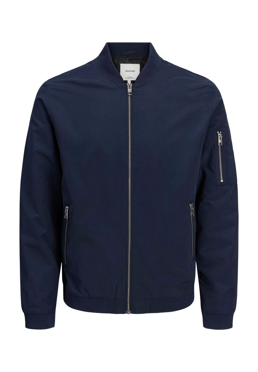 Klassische Bomberjacke mit Reißverschluss