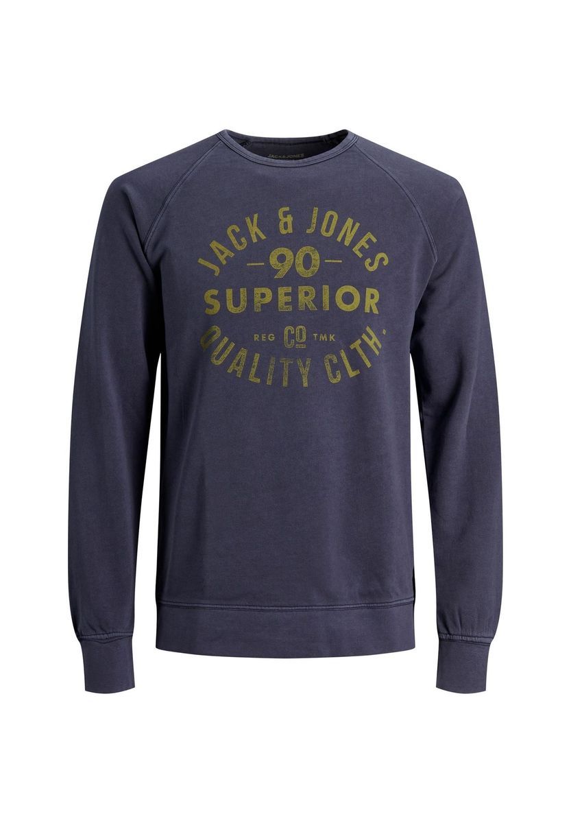 Sweatshirt mit Rundhalsausschnitt im Vintage-Stil