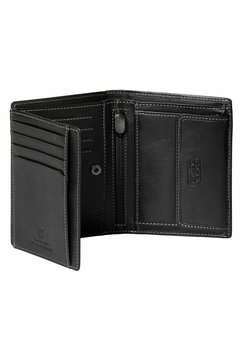Faltbarer Organizer aus genarbtem Leder
