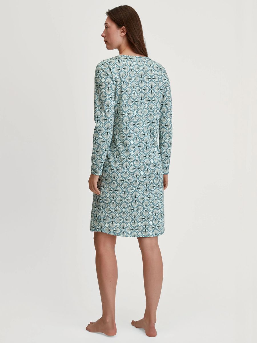 Schlafshirt mit ornamentalem Print