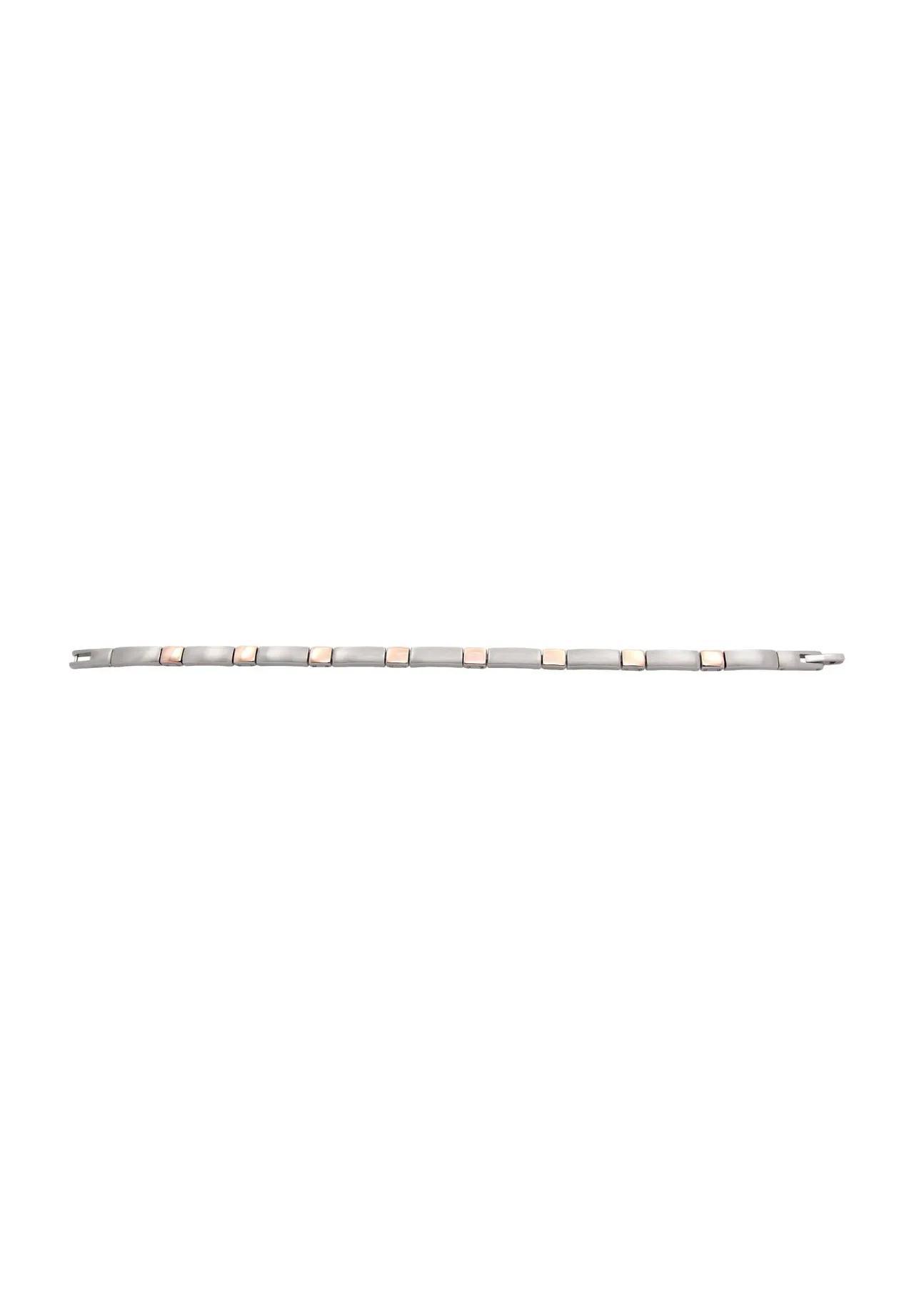 Bicolor Edelstahl-Gliederarmband
